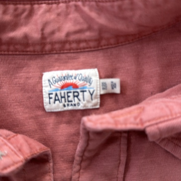 FAHERTY SUNWASHED KNIT BUTTON DOWN SOFT XXL NWOT - Picture 2 of 4